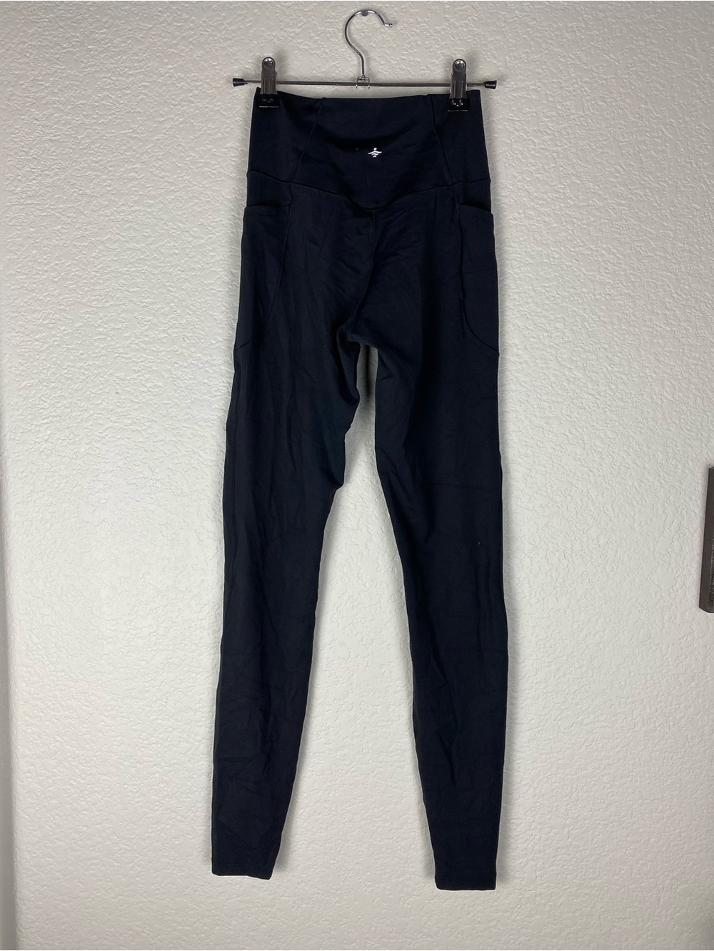 Halara Black Crossover Waist Full Length Leggins - Picture 8 of 12